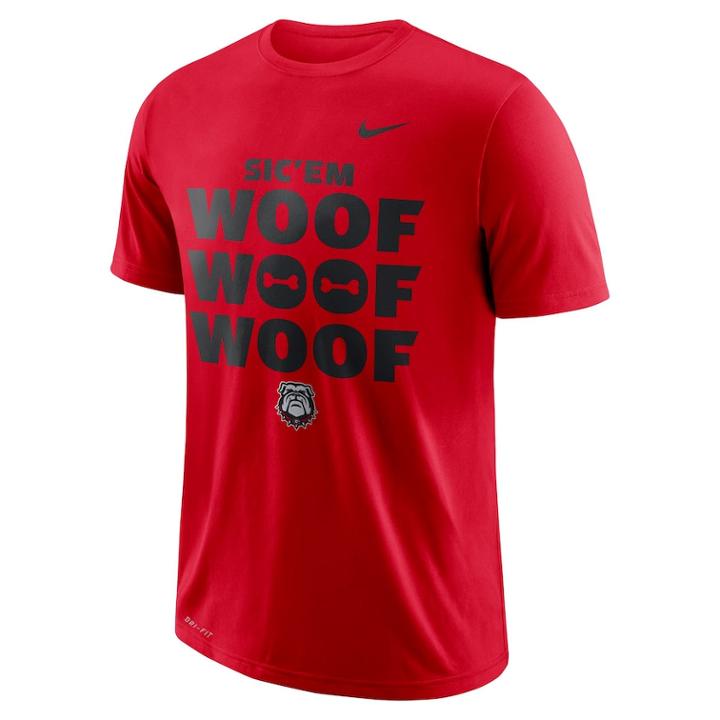Men's Nike Georgia Bulldogs Local Tee, Size: Large, Red