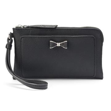 Candie's&reg; Phoebe Bow Wristlet, Women's, Grey