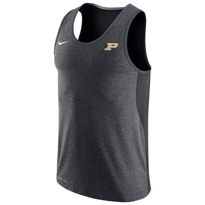 Men's Nike Purdue Boilermakers Dri-fit Touch Tank Top, Size: Xl, Multicolor