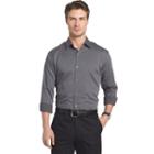 Men's Van Heusen Regular-fit Diamond Button-down Shirt, Size: Xxl, Grey Other