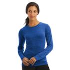 Women's Jockey Scrubs Performance Rx Dry Comfort Long Sleeve Tee, Size: Xxs, Blue