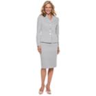 Women's Le Suit Textured Jacket & Skirt Suit, Size: 6, Med Grey