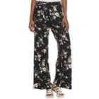 Women's Studio 253 Printed Soft Wide-leg Pants, Size: Large, Dark Pink