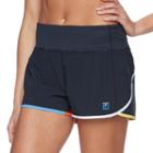 Women's Fila Sport&reg; Colorful Performance Running Shorts, Size: Xl, Blue (navy)