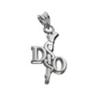 Logoart Sterling Silver Do Caduceus Doctor Pendant, Women's, Grey