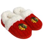 Women's Chicago Blackhawks Moccasin Slippers, Size: Xl, Multicolor