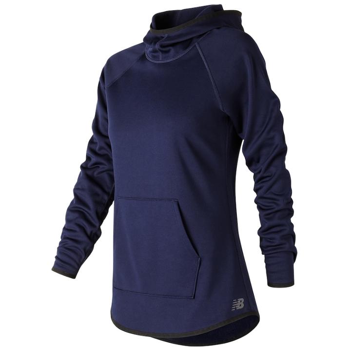 Women's New Balance Accelerate Fleece Hoodie, Size: Medium, Blue Other