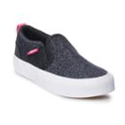 Vans Asher Girls Skate Shoes, Size: 11, Black