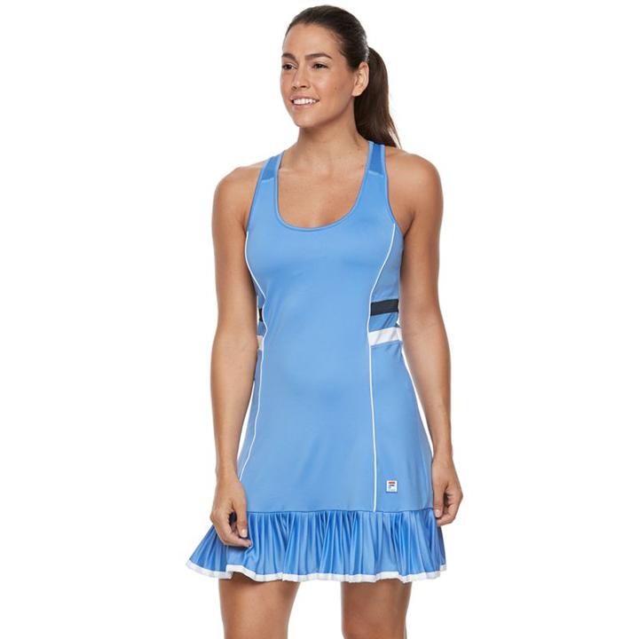 Women's Fila Sport&reg; Pleated Hem Tennis Dress, Size: Xs, Blue (navy)