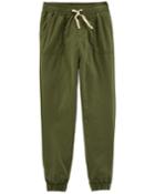 Girls 4-14 Carter's Solid Jogger Pants, Size: 8, Green