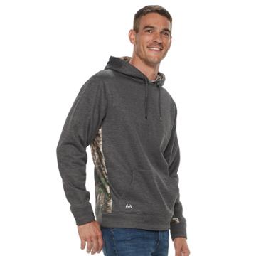 Men's Real Tree Trek Fleece Pull-over Hoodie, Size: Xl, Black