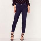 Women's Lc Lauren Conrad Crop Skinny Jeans, Size: 2, Dark Blue