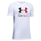Boys 8-20 Under Armour Tee Kickoff Tee, Size: Small, White