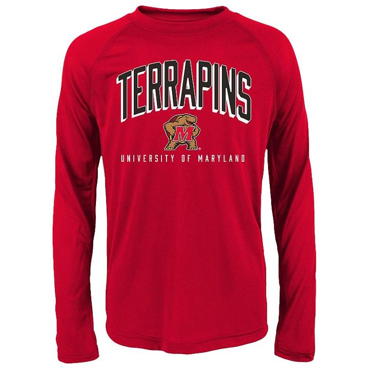 Boys 4-7 Maryland Terrapins Performance Tee, Boy's, Size: S(4), Red