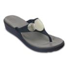 Crocs Sanrah Hammered-circles Women's Wedge Sandals, Size: 7, Blue (navy)