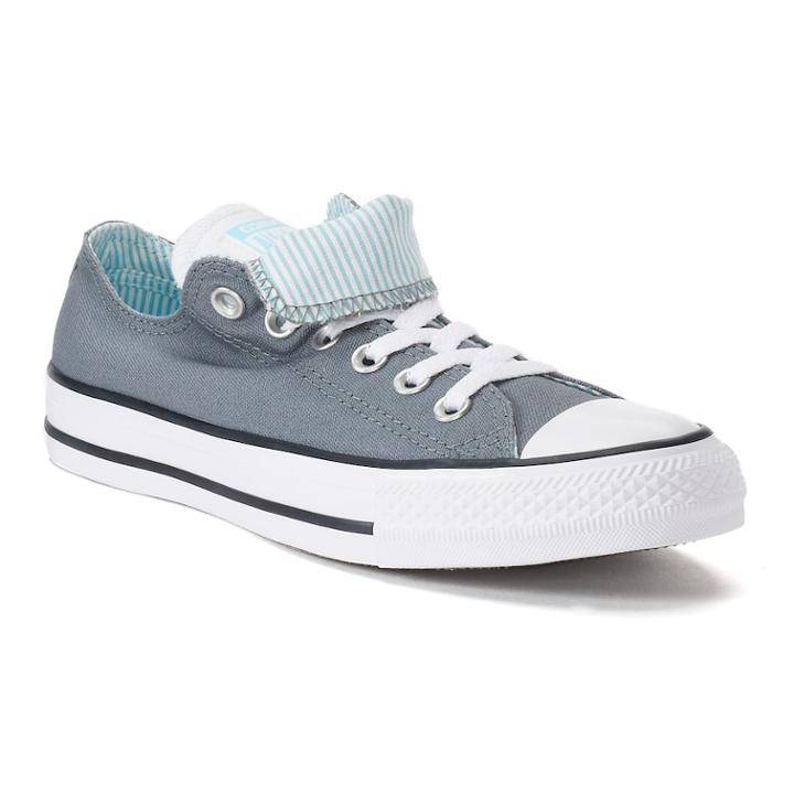 Women's Converse Chuck Taylor All Star Double Tongue Shoes, Size: 9, Grey