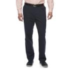 Big & Tall Croft & Barrow&reg; Relaxed-fit Easy-care Stretch Pleated Khaki Pants, Men's, Size: 50x30, Blue (navy)