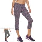 Women's Tek Gear&reg; Reversible Capri Leggings, Size: Small, Black