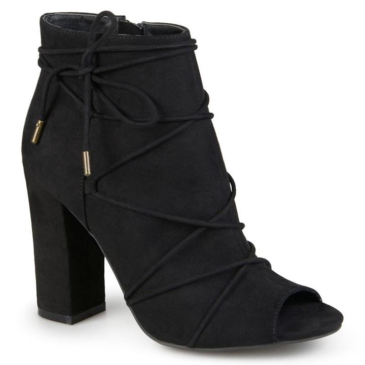 Journee Collection Maci Women's Ankle Boots, Girl's, Size: 11, Black