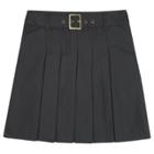 Girls 4-20 & Plus Size French Toast School Uniform Belt Pleated Skort, Size: 5, Black