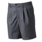Men's Croft & Barrow&reg; True Comfort Classic-fit Stretch Pleated Shorts, Size: 32, Dark Grey