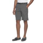 Men's Columbia Omni-shade Sycamore Falls Belted Shorts, Size: 32, Med Grey