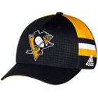 Adult Adidas Pittsburgh Penguins Nhl Draft Flex-fit Cap, Men's, Size: S/m, Multicolor