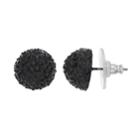 Simply Vera Vera Wang Black Fireball Stud Earrings, Women's