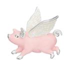 Napier Flying Pig Pin, Women's, Pink