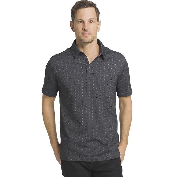 Big & Tall Van Heusen Traveler Classic-fit Polo, Men's, Size: L Tall, Black