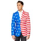 Men's American Flag Sport Coat, Size: Xxl, Natural