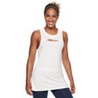 Women's Under Armour Terry Tunic Tank, Size: Small, White