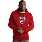 Men's Antigua Fc Dallas Victory Logo Hoodie, Size: Small, Dark Red