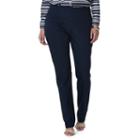 Plus Size Chaps Solid Straight-leg Pants, Women's, Size: 16 W, Blue (navy)