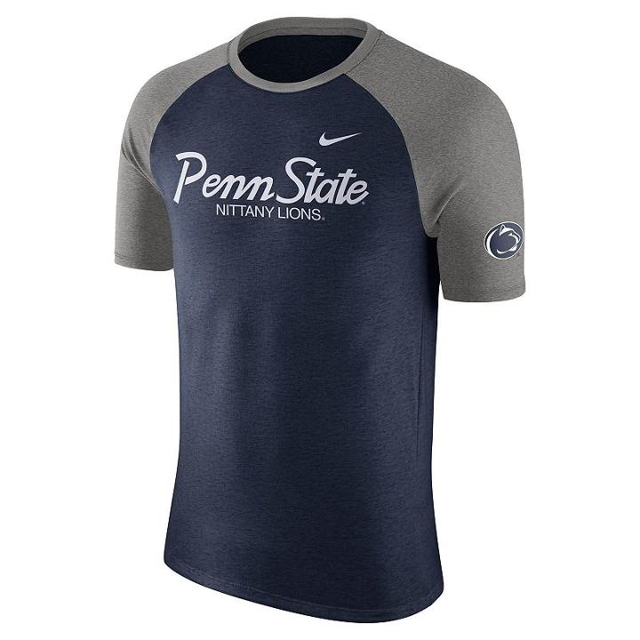 Men's Nike Penn State Nittany Lions Script Raglan Tee, Size: Medium, Ovrfl Oth