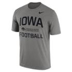 Men's Nike Iowa Hawkeyes Dri-fit Legend Lift Tee, Size: Large, Med Grey