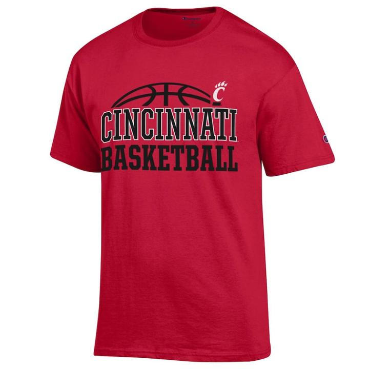 Men's Champion Cincinnati Bearcats Basketball Tee, Size: Medium, Multicolor