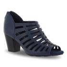 Easy Street Pilot Women's High Heel Sandals, Size: Medium (9), Blue (navy)