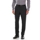 Men's Savile Row Modern-fit Black Tuxedo Pants, Size: 40x30