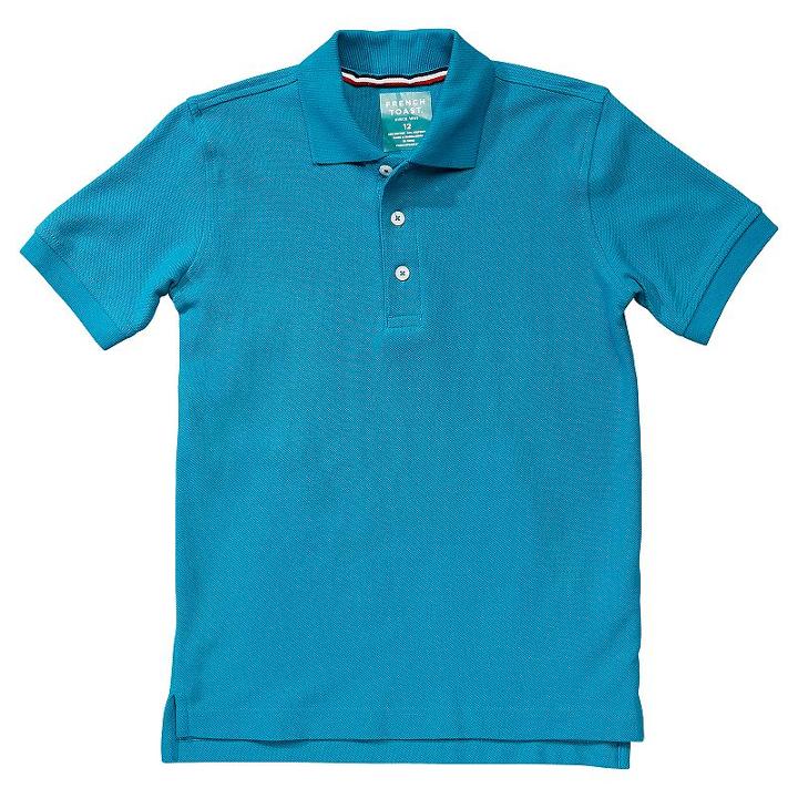 Boys 4-20 French Toast School Uniform Short-sleeve Pique Polo, Boy's, Size: 6-7, Dark Green