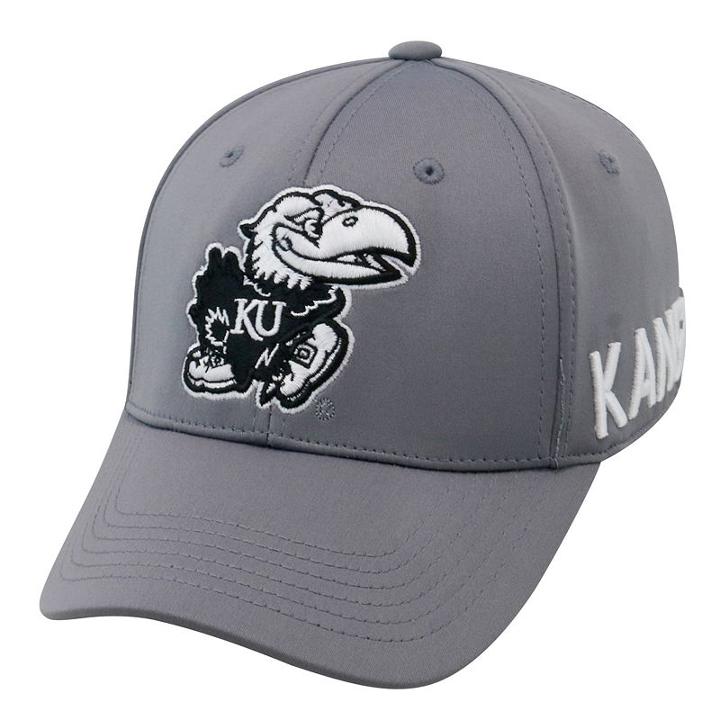 Youth Top Of The World Kansas Jayhawks Bolster Mesh Cap, Boy's, Grey Other