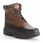 Iron Age Men's Waterproof Steel-toe Wide Work Boots, Size: 7 Xw, Dark Brown