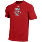 Men's Under Armour Wisconsin Badgers Triblend Tee, Size: Large, Other Clrs