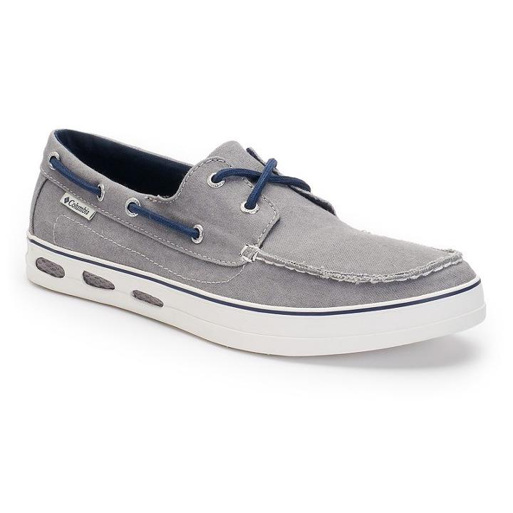 Columbia Vulc N Vent Boat Canvas Men's Shoes, Size: 11, Grey Other