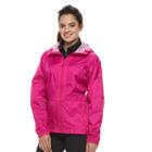 Women's Columbia Rain To Fame Hooded Rain Jacket, Size: Medium, Brt Red