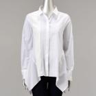 Petite Simply Vera Vera Wang Handkerchief Blouse, Women's, Size: L Petite, White
