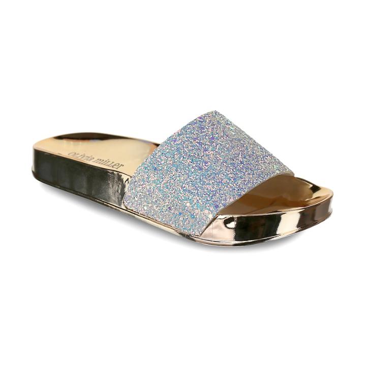 Olivia Miller Delray Women's Slide Sandals, Size: 9, White