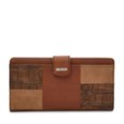Relic Rfid-blocking Checkbook Wallet, Women's, Dark Brown