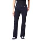 Dickies Slim Fit Straight-leg Jeans - Women's, Size: 16 Avg/reg, Red Overfl