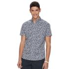 Men's Urban Pipeline&reg; Maxflex Print Button-down Shirt, Size: Xxl, Blue